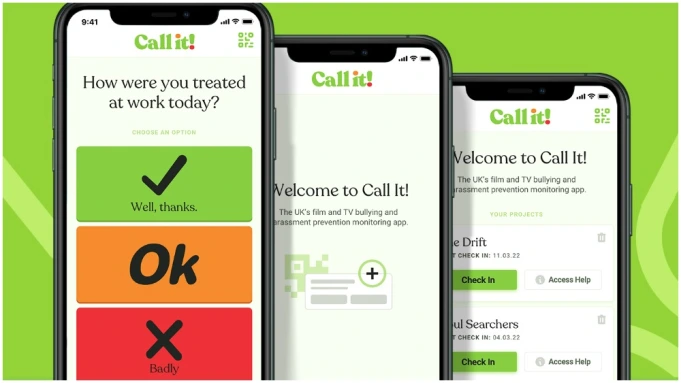 the Call It app displayed on a phone screen