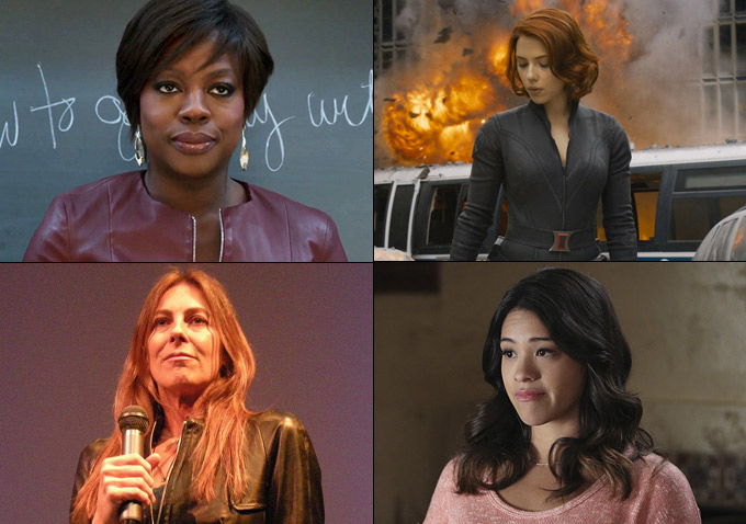 Collage of women in leading roles