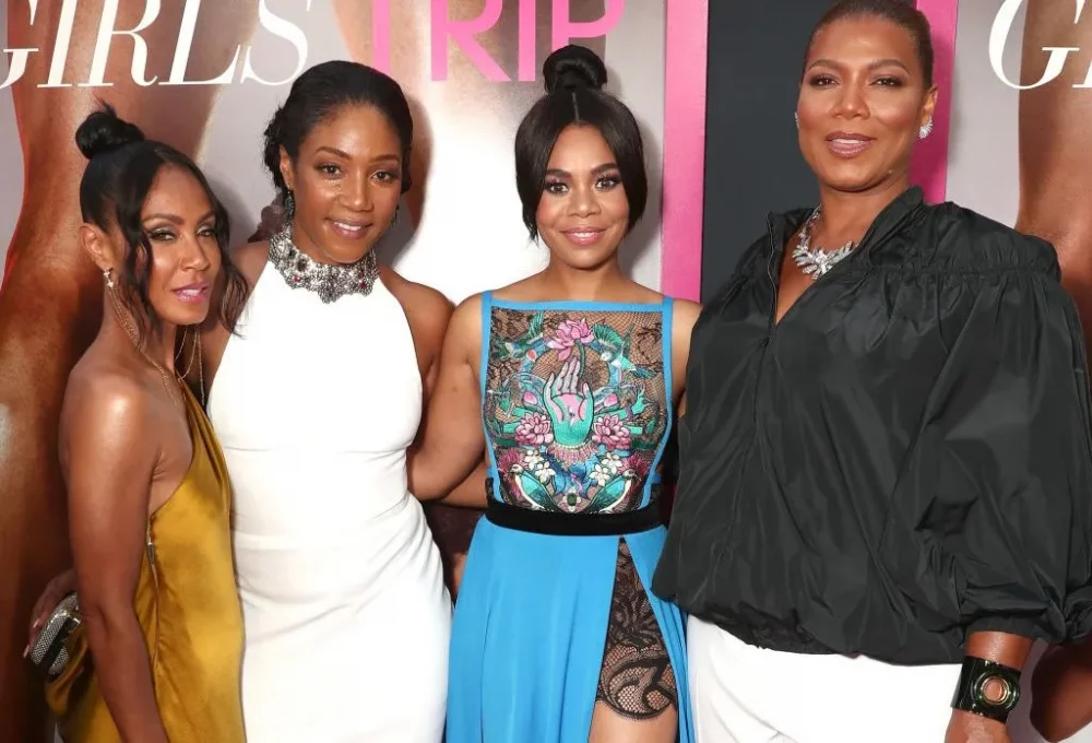 Cast of 'Girls Trip' on the red carpet