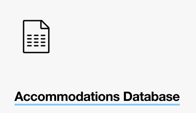 Accomodations Database Logo