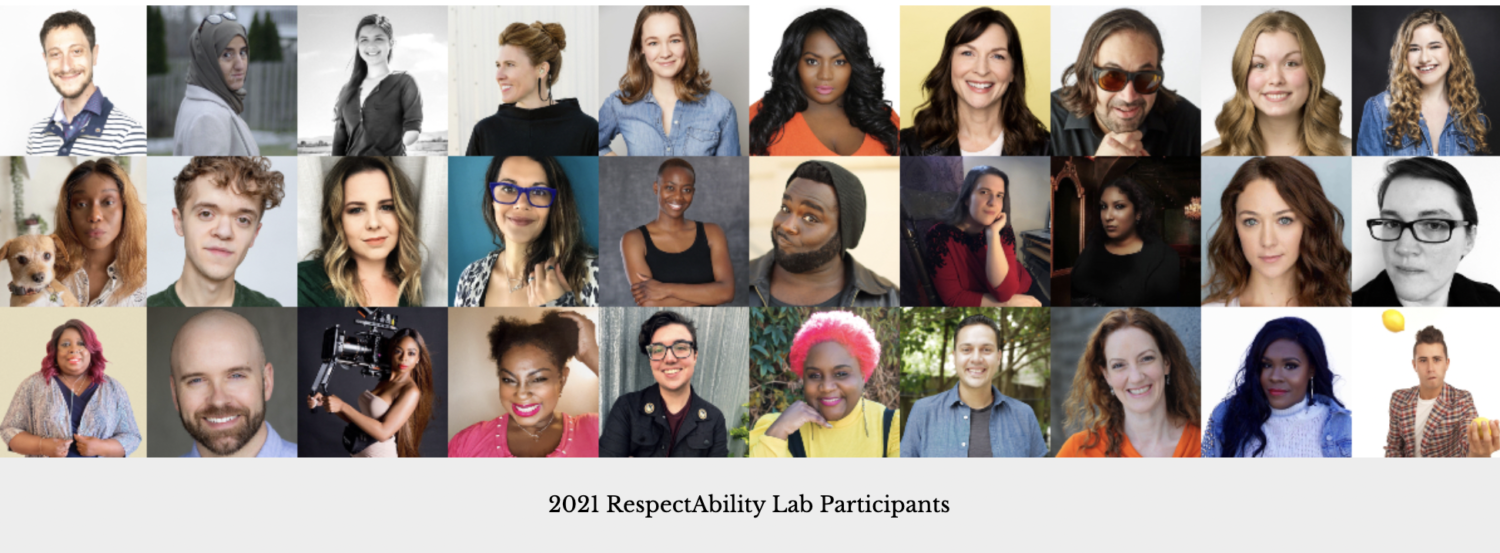Photo collage showing the headshots of the 2021 Respectability Lab Participants
